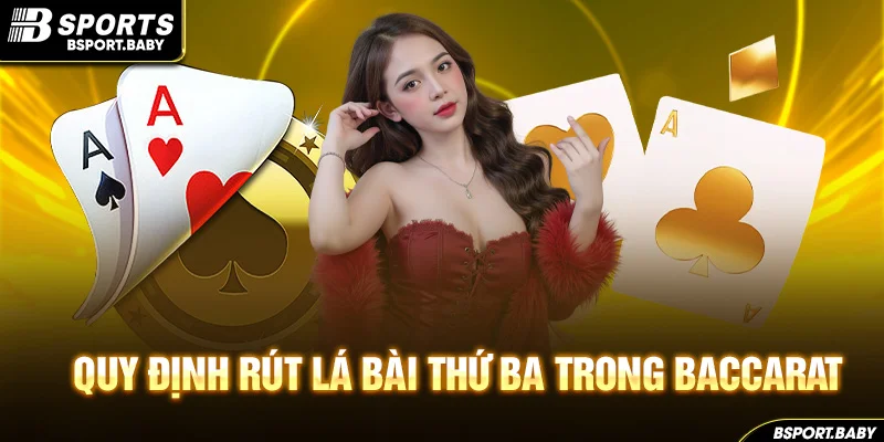 Quy định rút lá bài thứ ba trong Baccarat