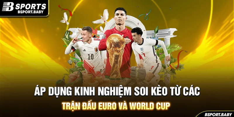 Áp dụng kinh nghiệm soi kèo từ các trận đấu Euro và World cup